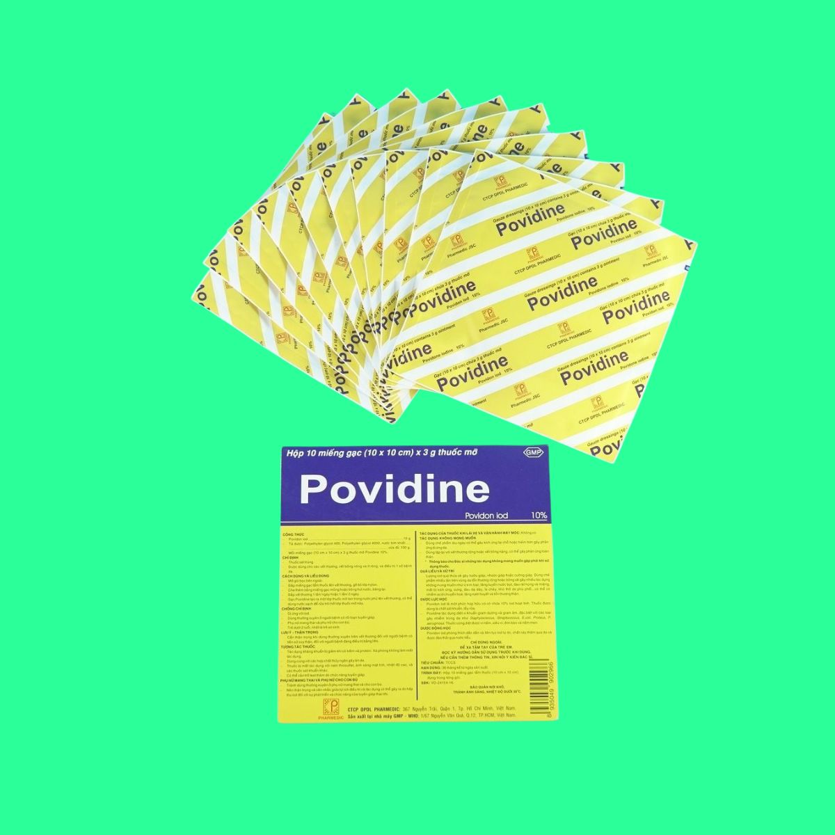 gac-povidine-pharmedic-6 Gạc Povidine Pharmedic