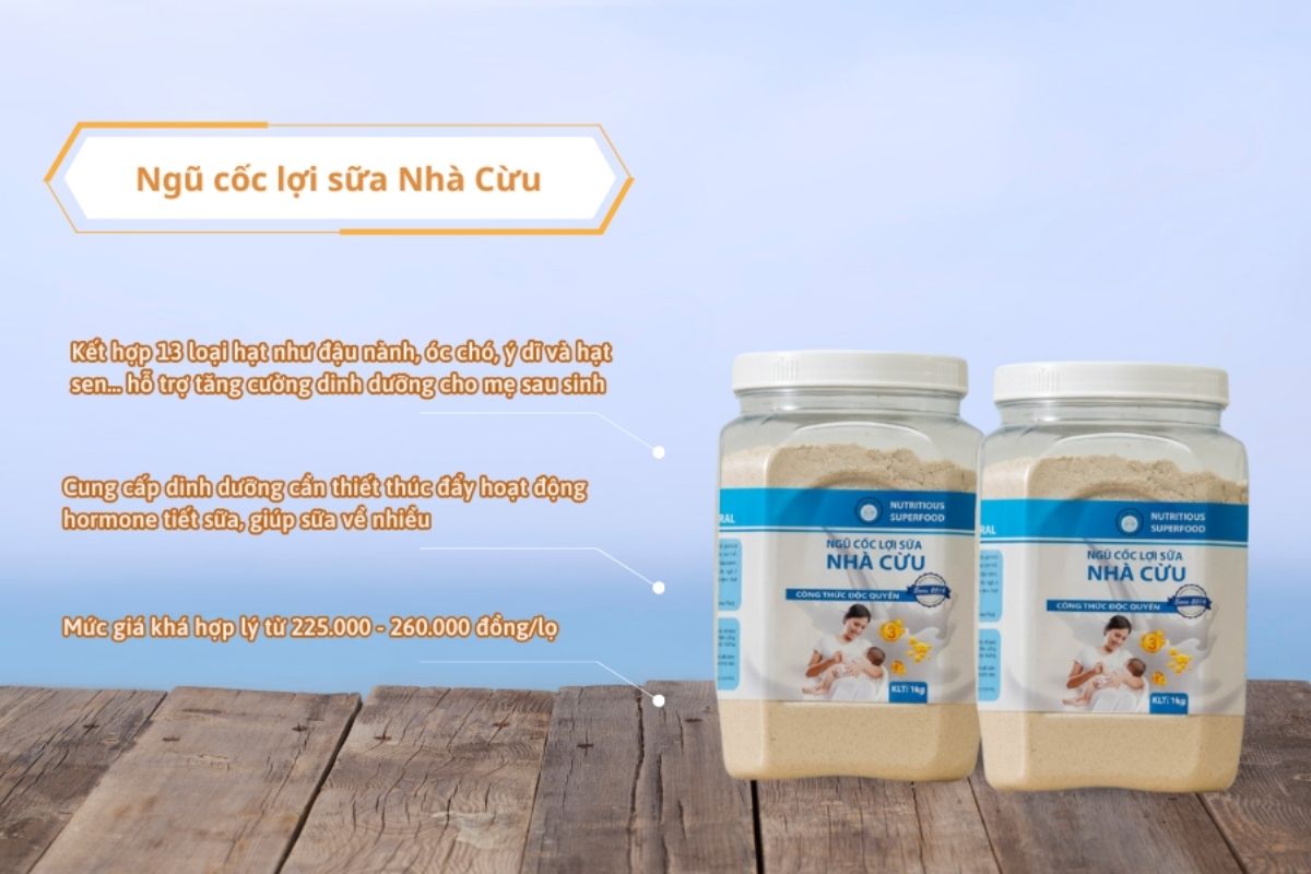 Ngũ cốc lợi sữa Nhà Cừu