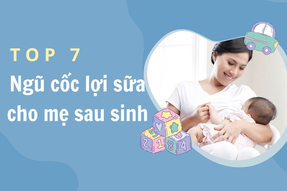 Top 7 ngũ cốc lợi sữa cho mẹ sau sinh được tìm mua nhiều nhất