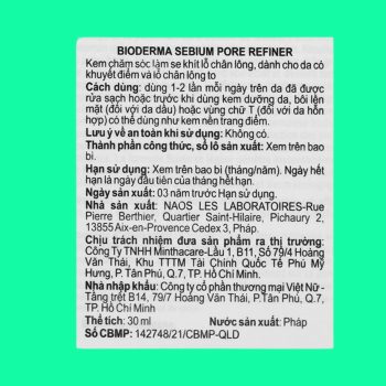 Bioderma Sébium Pore Refiner 10 Bioderma Sébium Pore Refiner