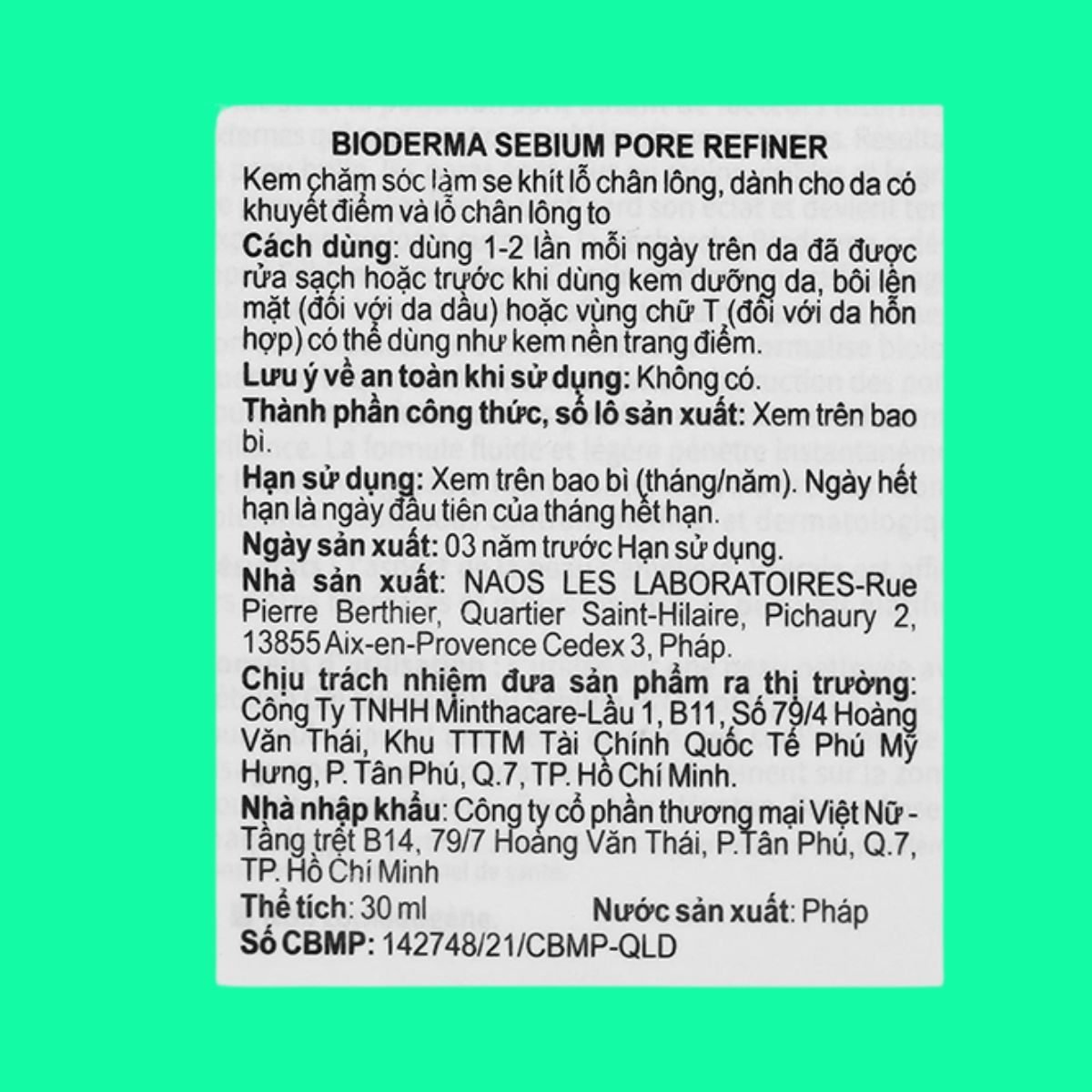 Bioderma Sébium Pore Refiner (10) Bioderma Sébium Pore Refiner
