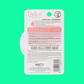 LipIce Lipbalm (Không màu, hương dâu)