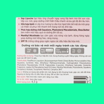 LipIce Lipbalm (Không màu, hương dâu)