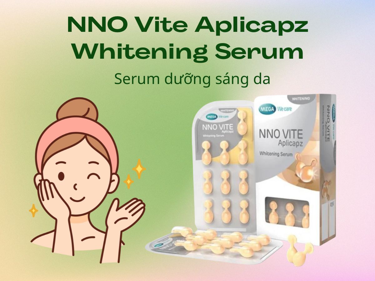 NNO Vite Aplicapz Whitening Serum làm dịu da và đều màu da