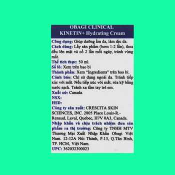 Obagi Clinical Kinetin+ Hydrating Cream