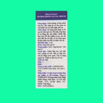 Obagi Daily Hydro-Drops Facial Serum
