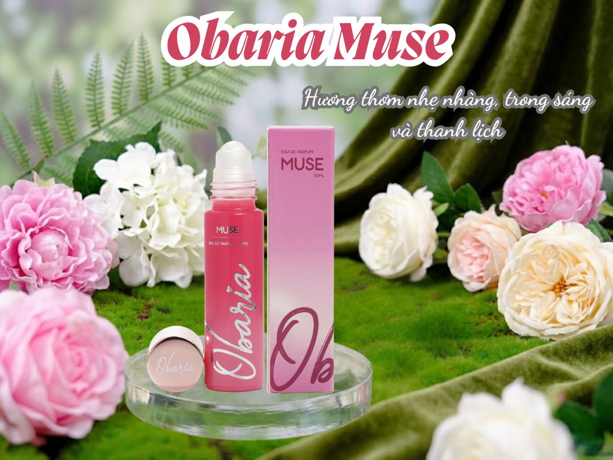 Nước hoa vùng kín Obaria Muse đem lại tự tin cho phái đẹp