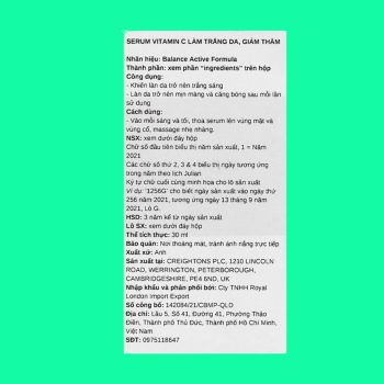 Serum Balance Vitamin C 7 Serum Balance Vitamin C