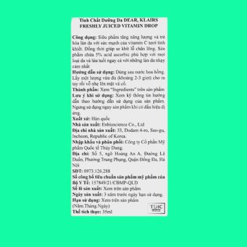 Serum Klairs Freshly Juiced Vitamin Drop