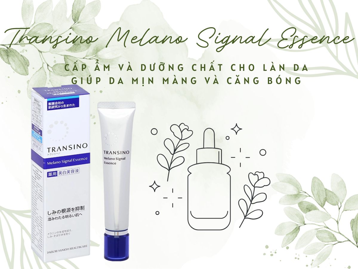 Transino Melano Signal Essence dưỡng da trắng sáng đều màu