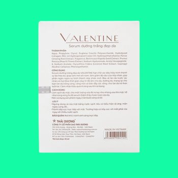 Valentine Serum dưỡng trắng đẹp da