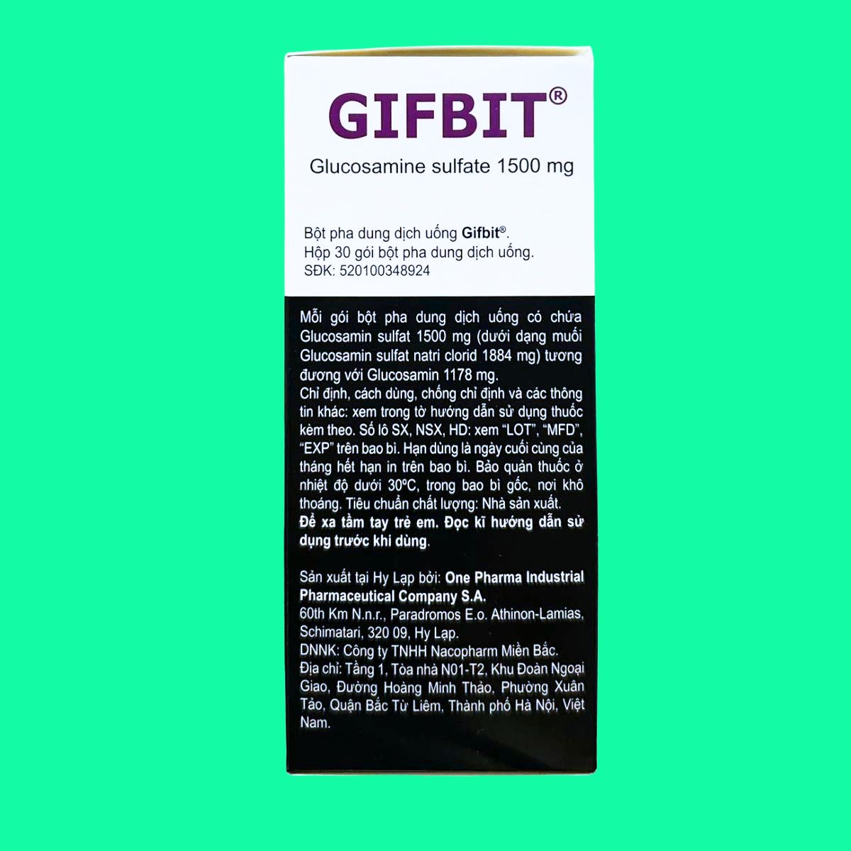 gifbit-5 Thuốc Gifbit 1500mg làm giảm triệu chứng của thoái hóa khớp