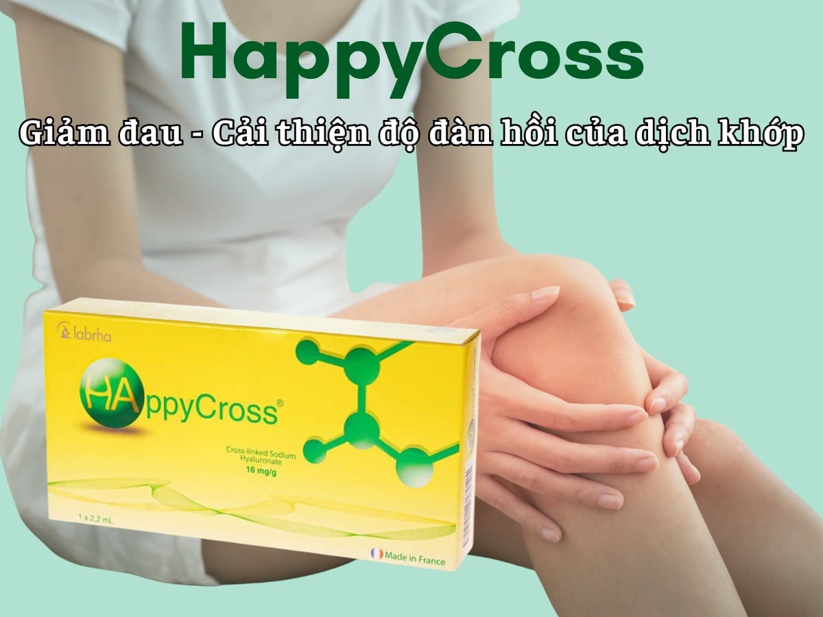 HappyCross hỗ trợ giảm đâu và giúp khớp vận động linh hoạt hơn