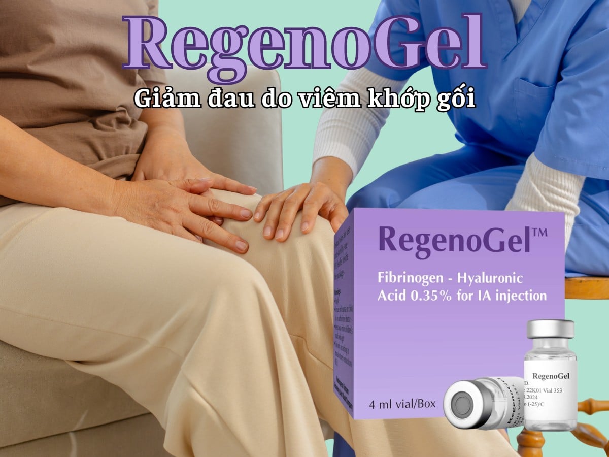 RegenoGel giảm đau do viêm khớp gối
