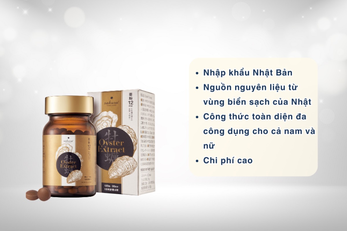 Viên uống Sakura Oyster Extract