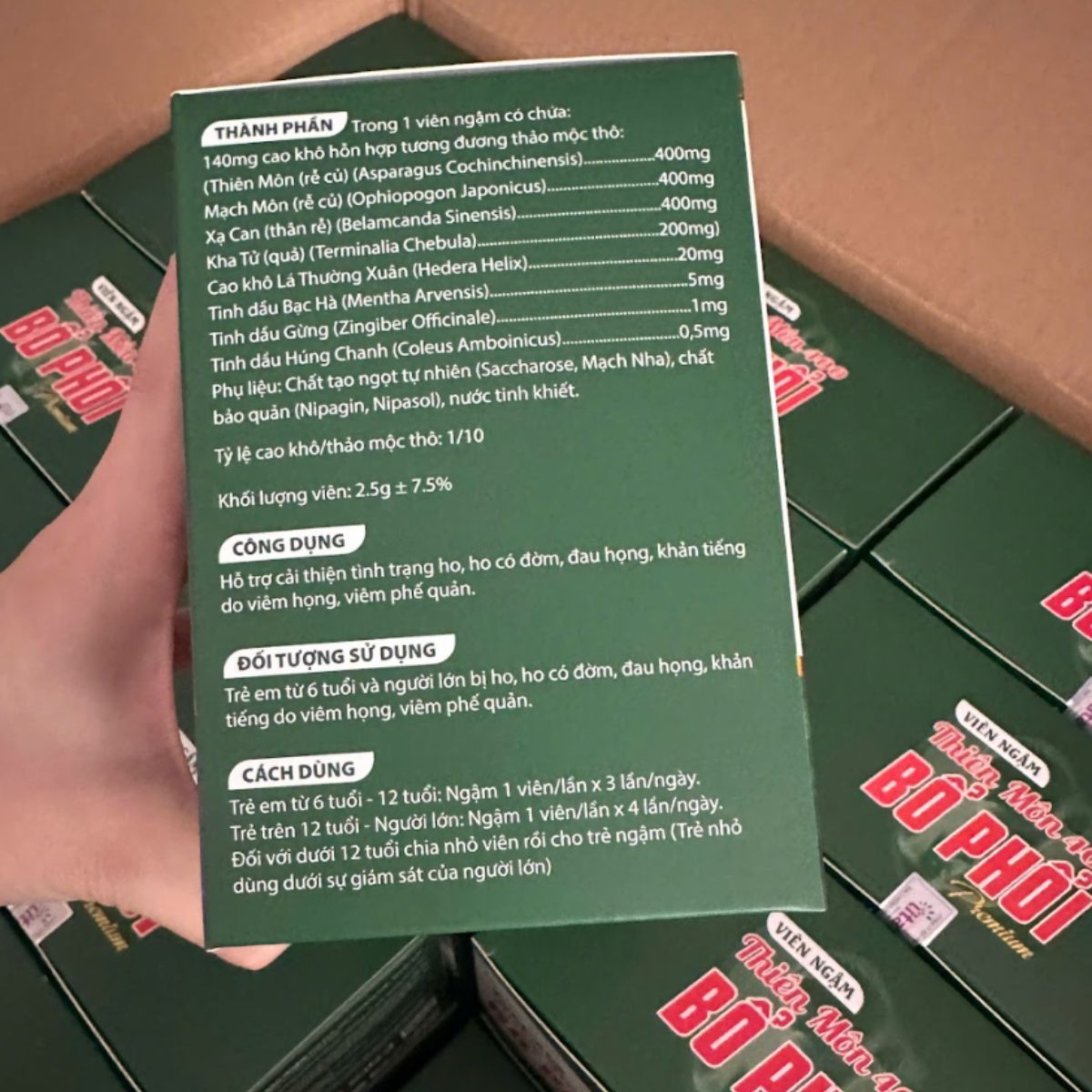 Thiên Môn Bổ Phổi