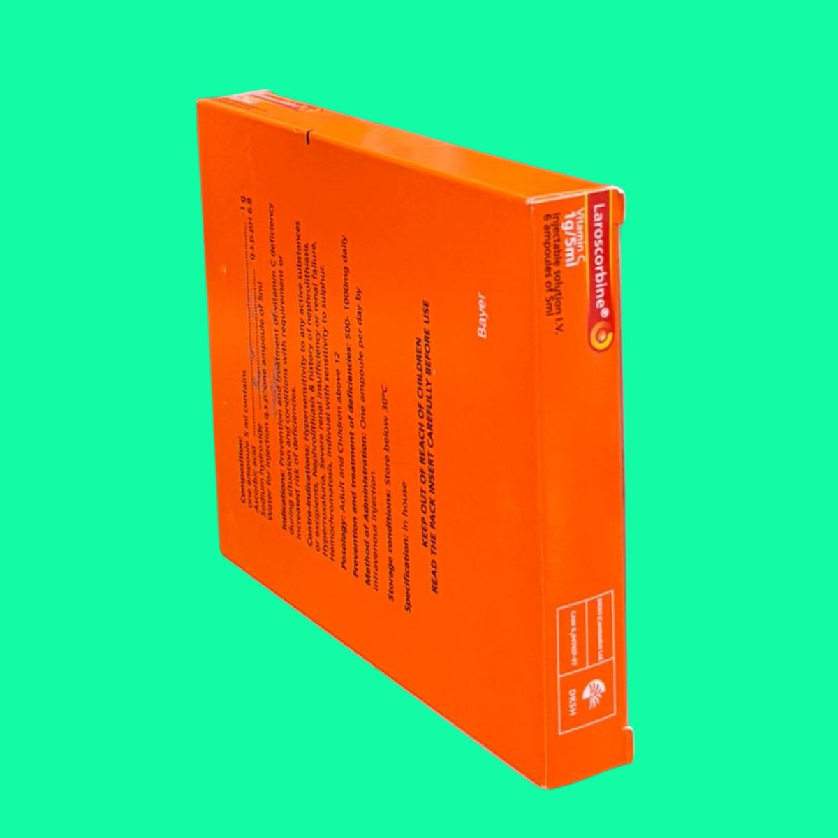 thuoc-Laroscorbine-1g-5ml-Bayer-9 Thuốc Laroscorbine 1g/5ml - Bayer