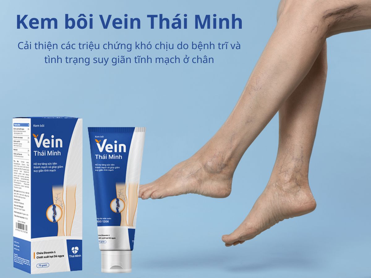 Kem bôi Vein Thái Minh 8 Kem bôi Vein Thái Minh