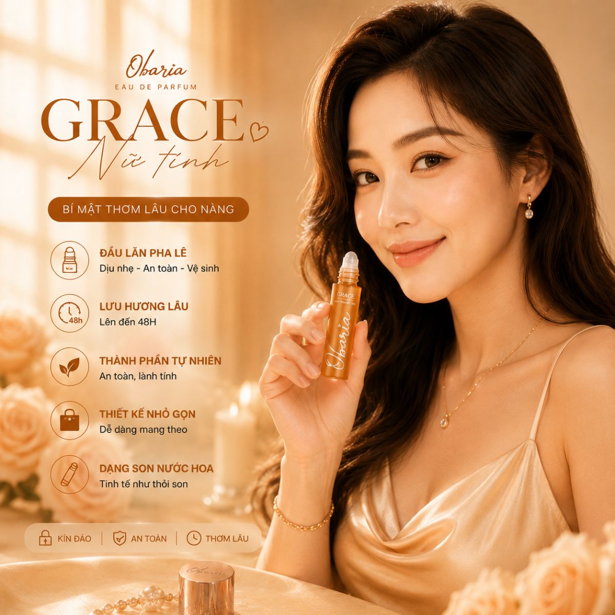 Obaria Grace 20 Obaria Grace mang mùi hương sang trọng và quyến rũ