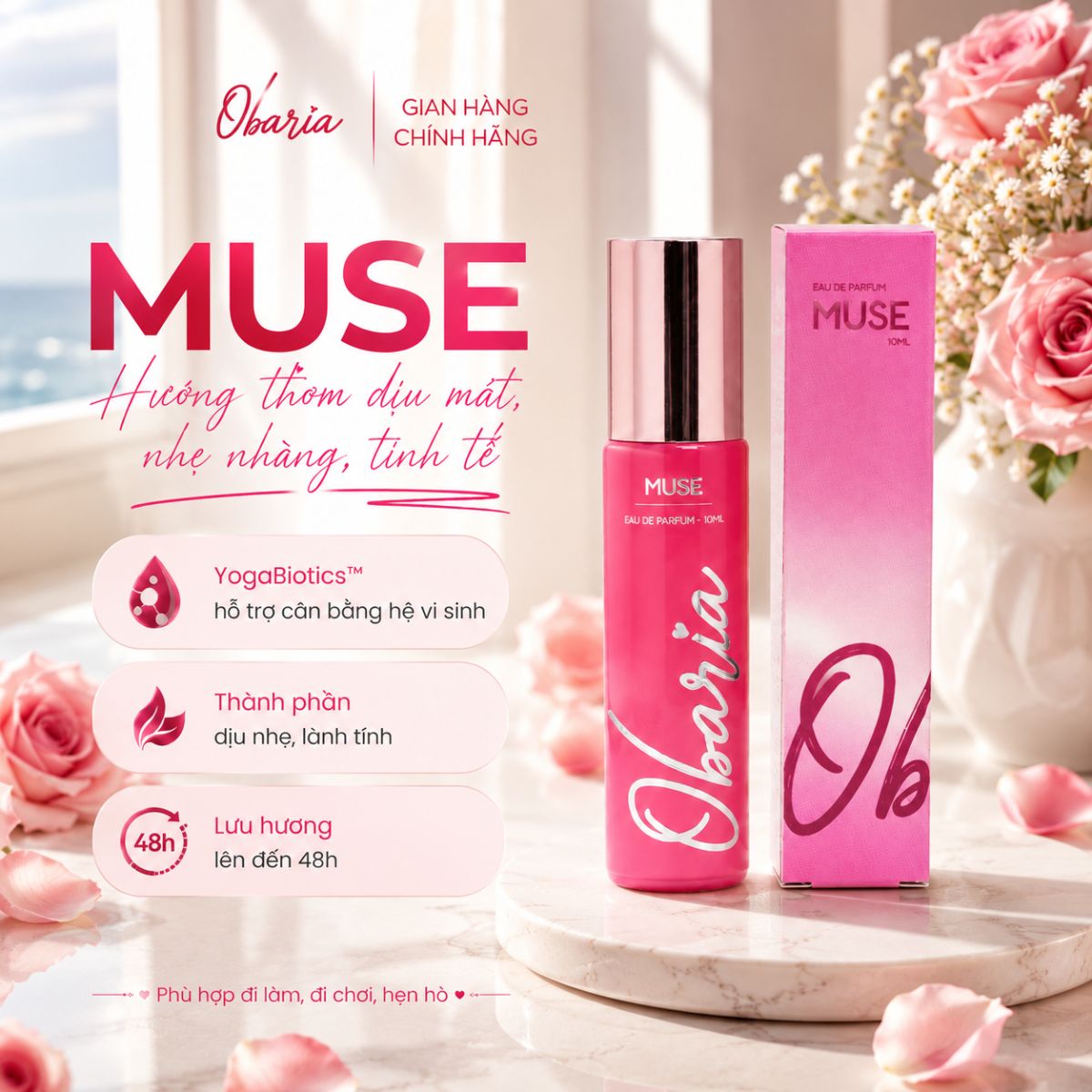 Obaria Muse 18 Obaria Muse - Thành phần dịu nhẹ và lành tính