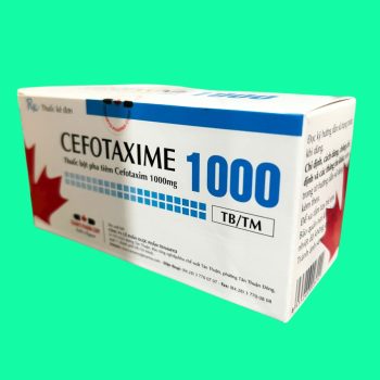 Cefotaxime 1000mg Dược phẩm Tenamyd 2 Cefotaxime 1000mg Dược phẩm Tenamyd