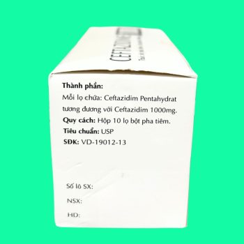 Ceftazidime 1000mg Dược phẩm Tenamyd 5 Ceftazidime 1000 Dược phẩm Tenamyd