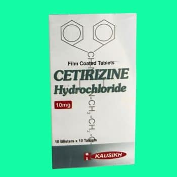 Cetirizine Hydrochloride 10mg Kausikh