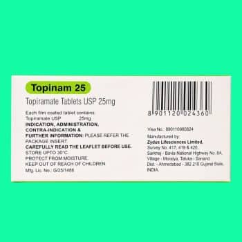 Topinam 25mg