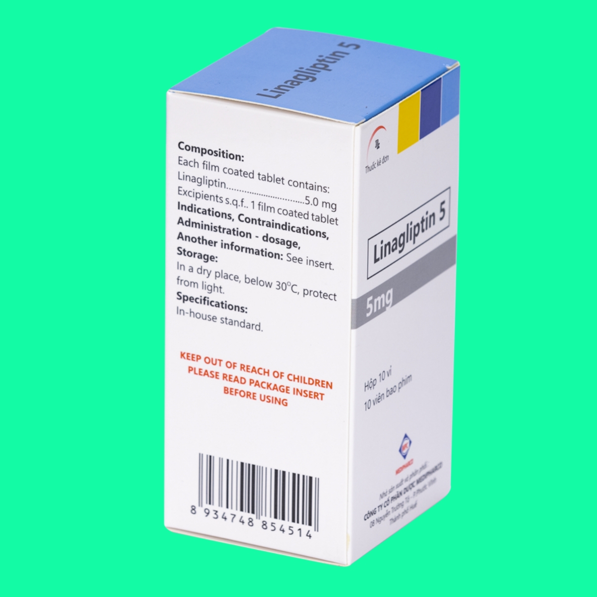 Linagliptin-5mg-Medipharco-3 Linagliptin 5mg Medipharco