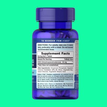 Puritan’s Pride DHEA 50mg 2 Puritan’s Pride DHEA 50mg
