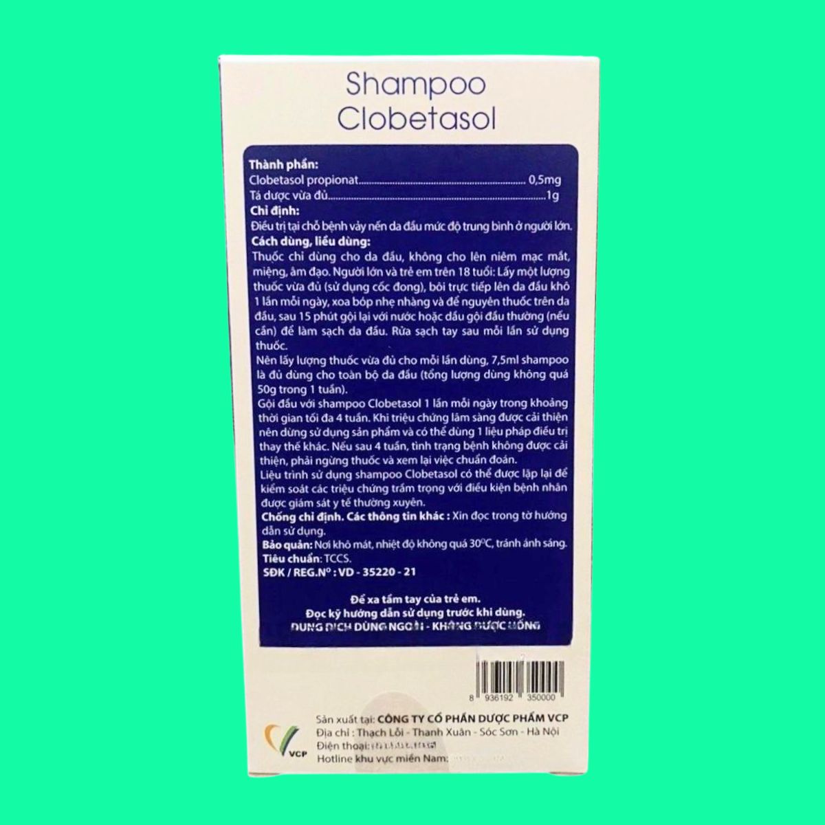Shampoo-Clobetasol-VCP-005-3 Shampoo Clobetasol VCP 0.05%