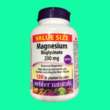 Webber Naturals Magnesium Bisglycinate 200mg