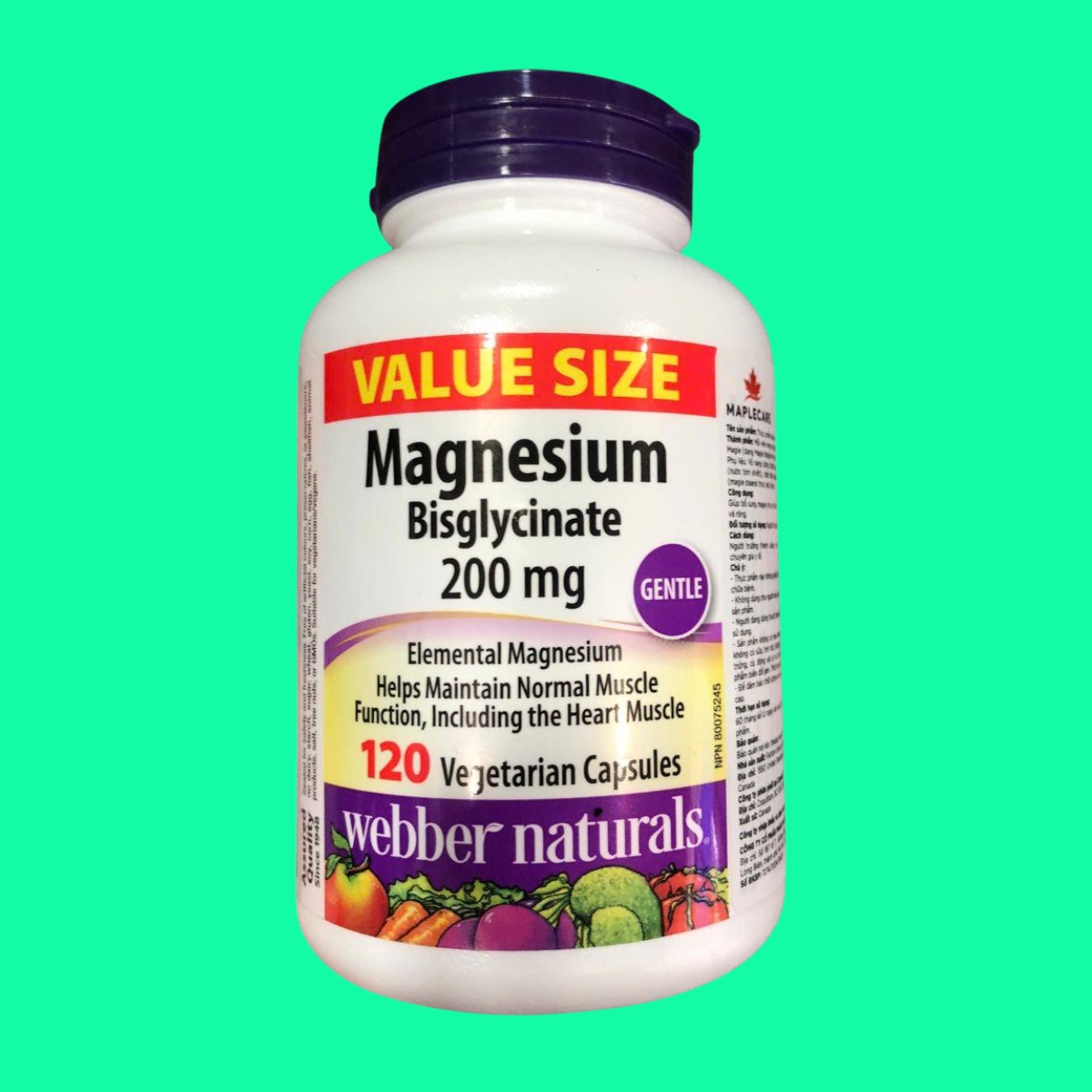 Webber-Naturals-Magnesium-Bisglycinate-200mg-1 Webber Naturals Magnesium Bisglycinate 200mg