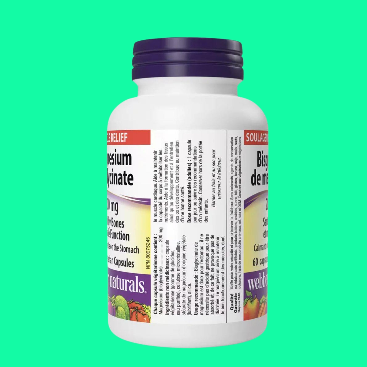 Webber-Naturals-Magnesium-Bisglycinate-200mg-3 Webber Naturals Magnesium Bisglycinate 200mg