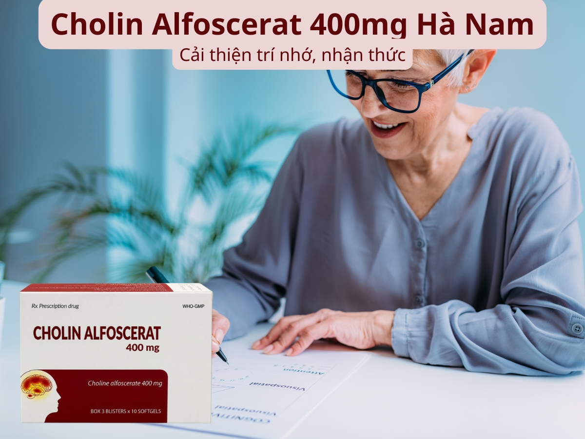 Cholin Alfoscerat 400mg Hà Nam 14 Cholin Alfoscerat 400mg Hà Nam