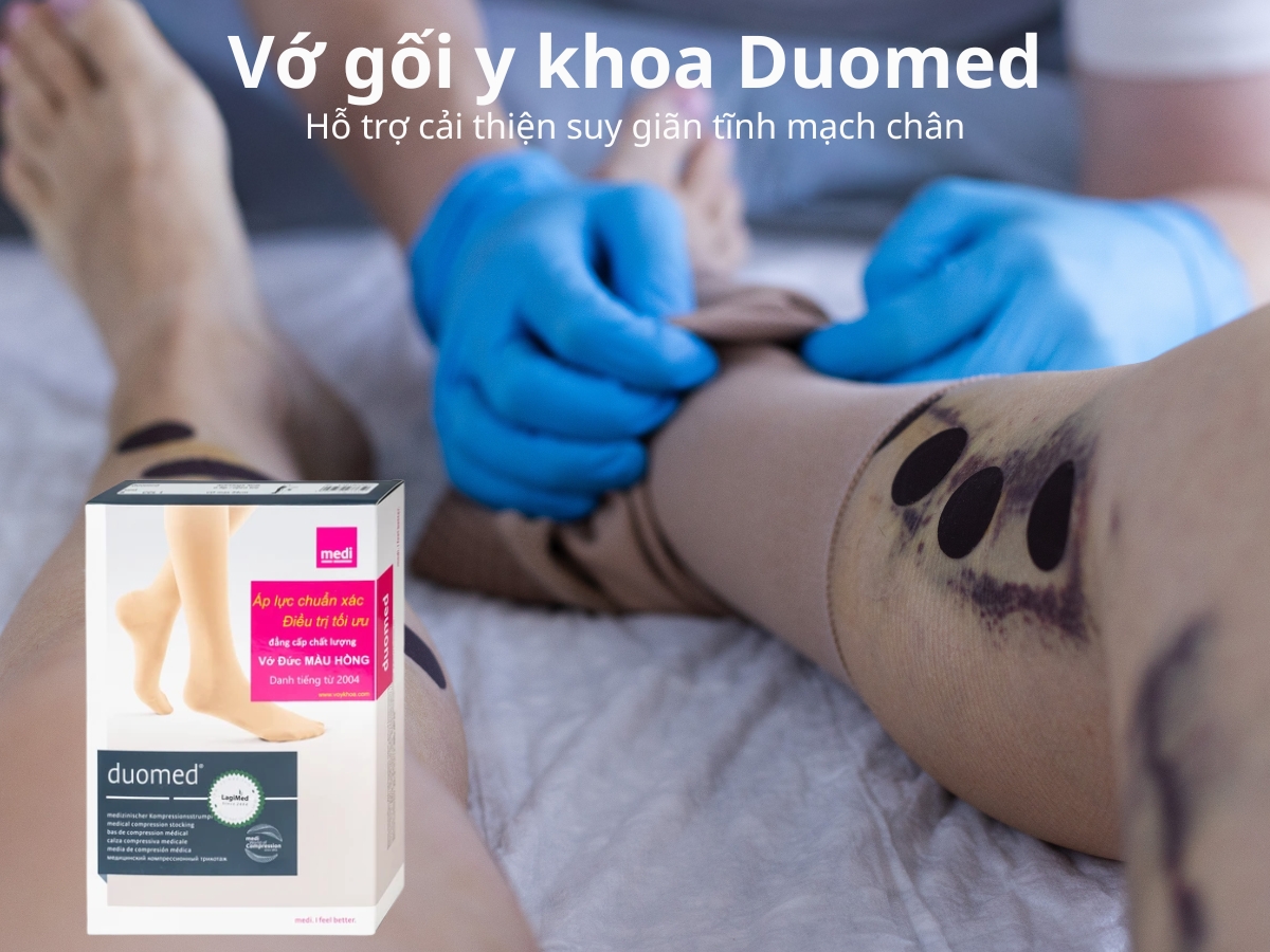 Vớ gối y khoa Duomed 9 Vớ gối y khoa Duomed