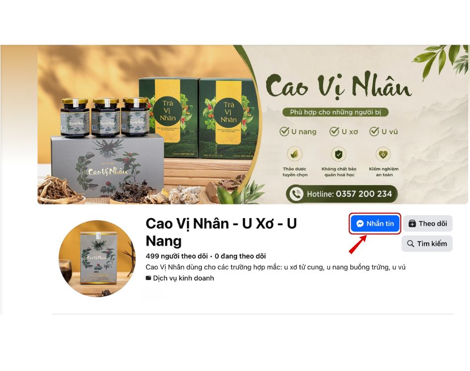 Cách mua Cao Vị Nhân online và xem các điểm bán tại nhà thuốc gần nhất 8 Fanpage facebook cao vị nhân