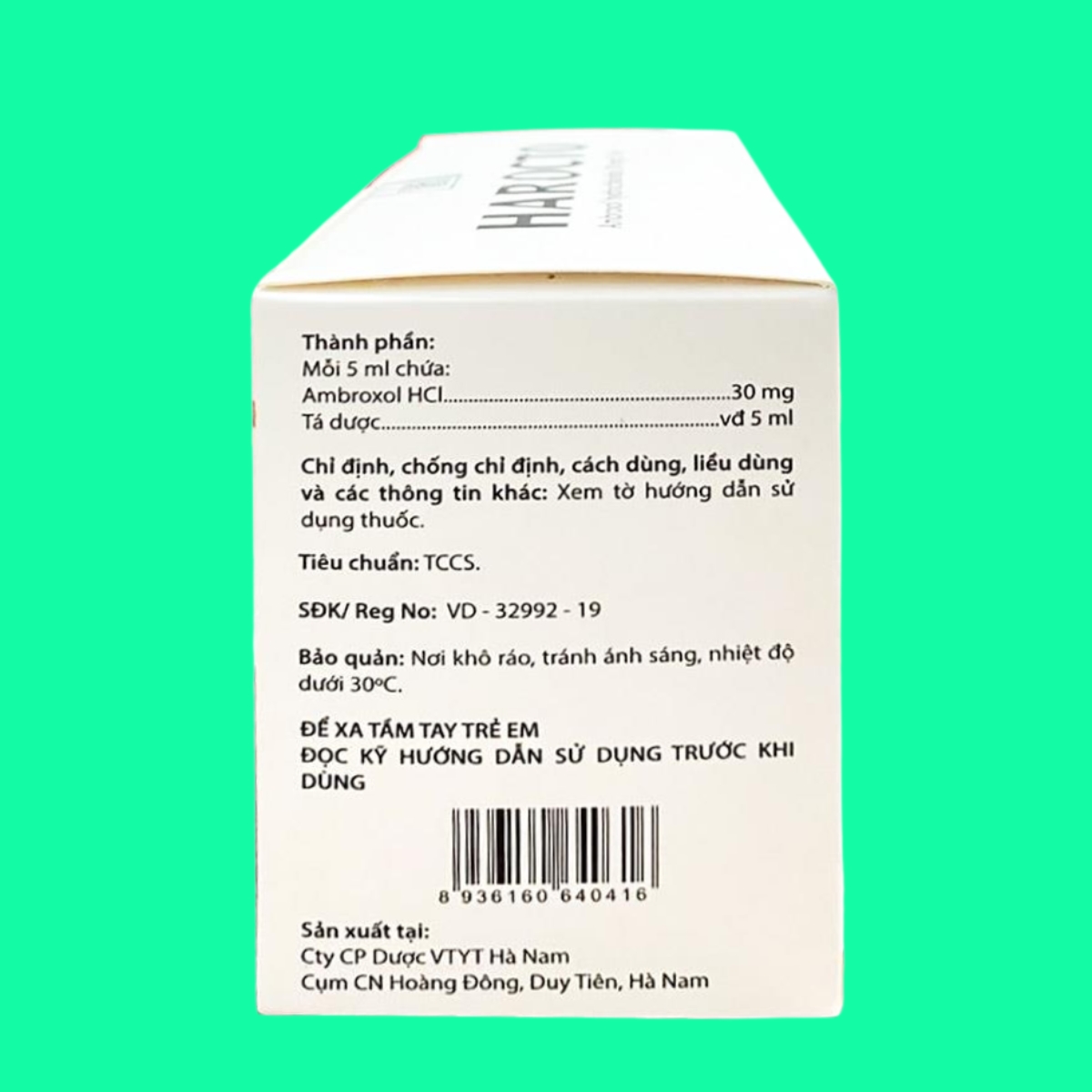 Harocto-30mg-5ml-6 Harocto 30mg/5ml
