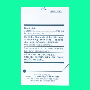 A.T Glutathione 900mg 6 A.T Glutathione 900mg