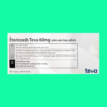 Etoricoxib Teva 60mg 2 Etoricoxib Teva 60mg