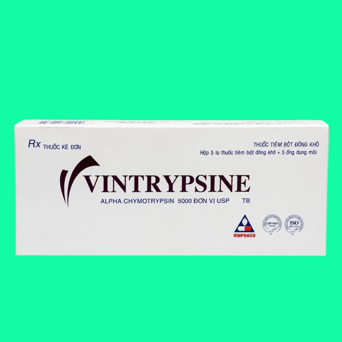 vintrypsin-5000ui-1 Vintrypsine 5000 đơn vị USP