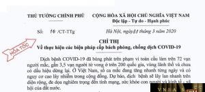 Chỉ thị số 16/CT-TTg các biện pháp cấp bách phòng, chống ...