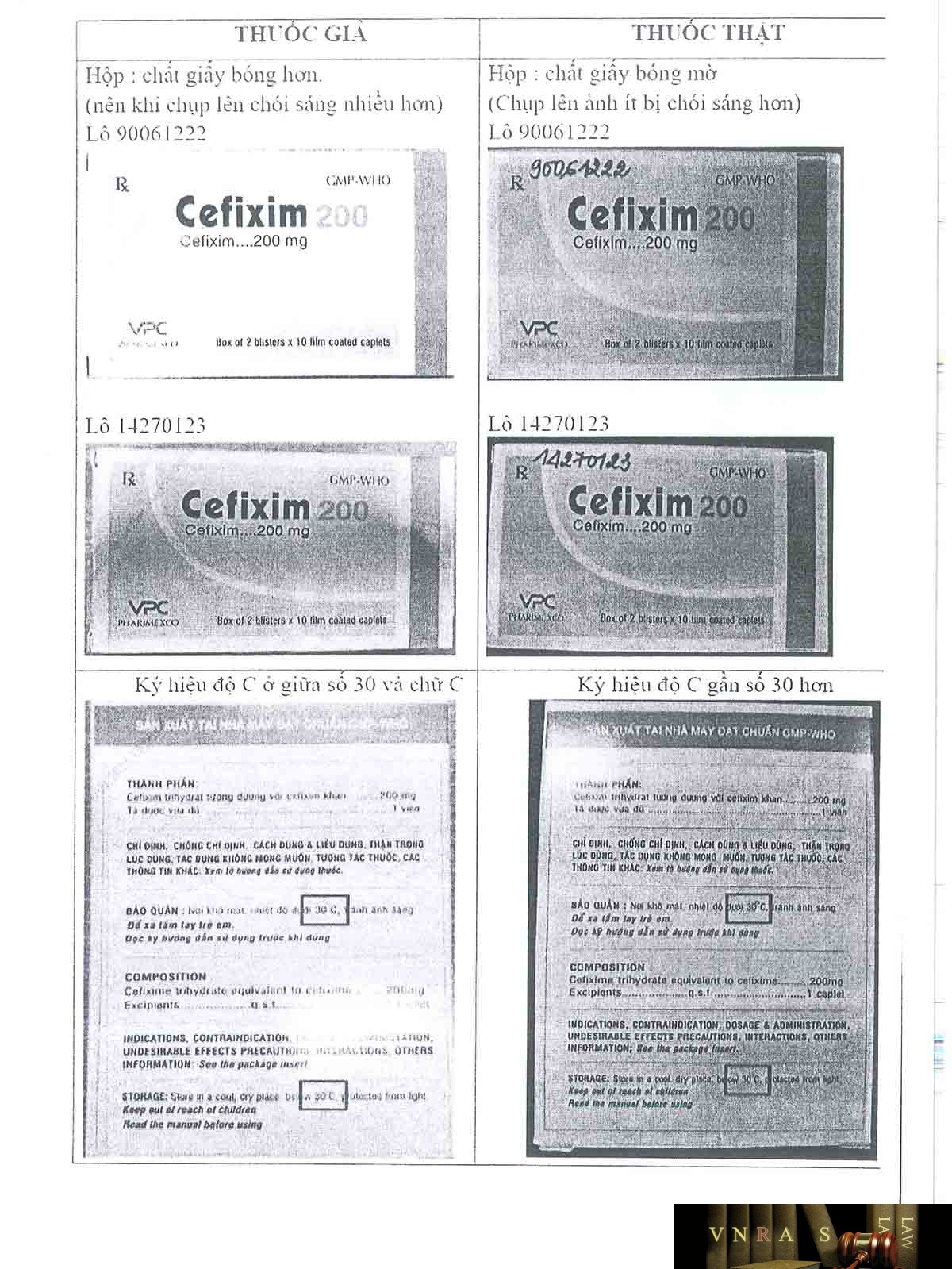 Phân biệt thuốc Cefixim 200 thật và thuốc Cefixim 200 giả