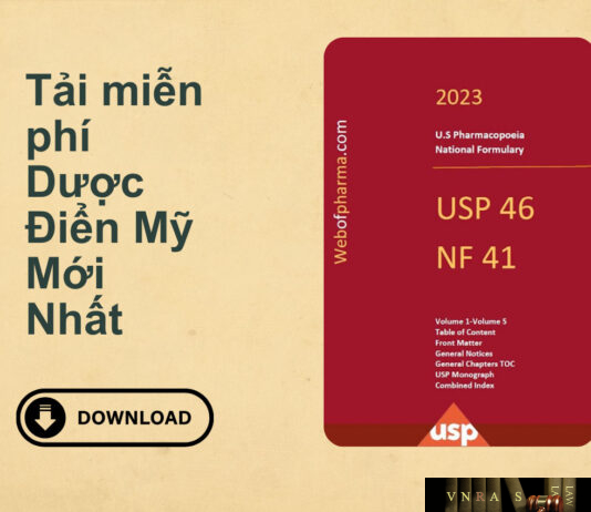Tải miễn phí Dược Điển Mỹ Mới Nhất