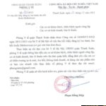 Công văn số 205/PYT Phòng y tế Quận Thanh Xuân ngày 21 tháng 11 năm 2023 về việc thu hồi giấy đăng ký lưu hành, thu hồi thuốc Methotrexate
