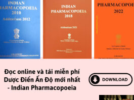 Đọc online và tải miễn phí Dược Điển Ấn Độ mới nhất - Indian Pharmacopoeia