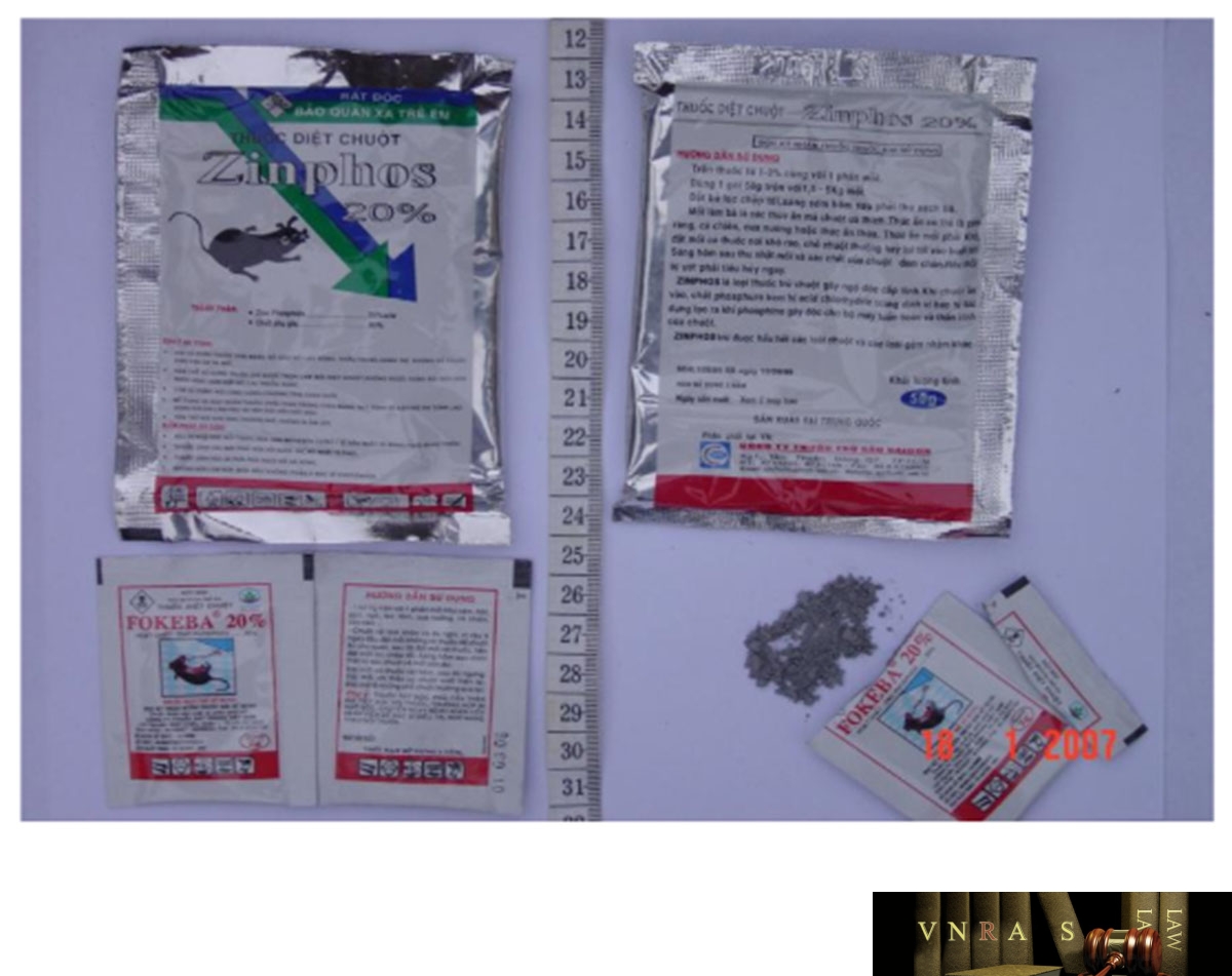 Hình 9.1: Một số sản phẩm hóa chất diệt chuột phosphua kẽm