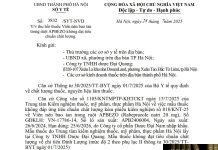 Công văn số : 3832/SYT-NVD Sở Y tế Hà Nội ngày 28 tháng 7 năm 2025 Về việc thu hồi thuốc Viên nén bao tan trong ruột APBEZO không đạt tiêu chuẩn chất lượng