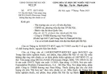 Công văn số : 4172/SYT-NVD Sở Y tế Hà Nội ngày 13 tháng 8 năm 2025 Về việc thu hồi thuốc Viên nang cứng DICELLNASE (Piroxicam 20mg) không đáp ứng tiêu chuẩn cơ sở