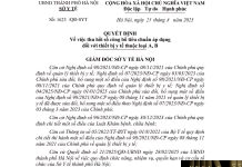 Quyết định số : 1623/QĐ-SYT Sở Y tế Hà Nội ngày 25 tháng 8 năm 2025 Về việc thu hồi số công bố tiêu chuẩn áp dụng đối với thiết bị y tế thuộc loại A,B